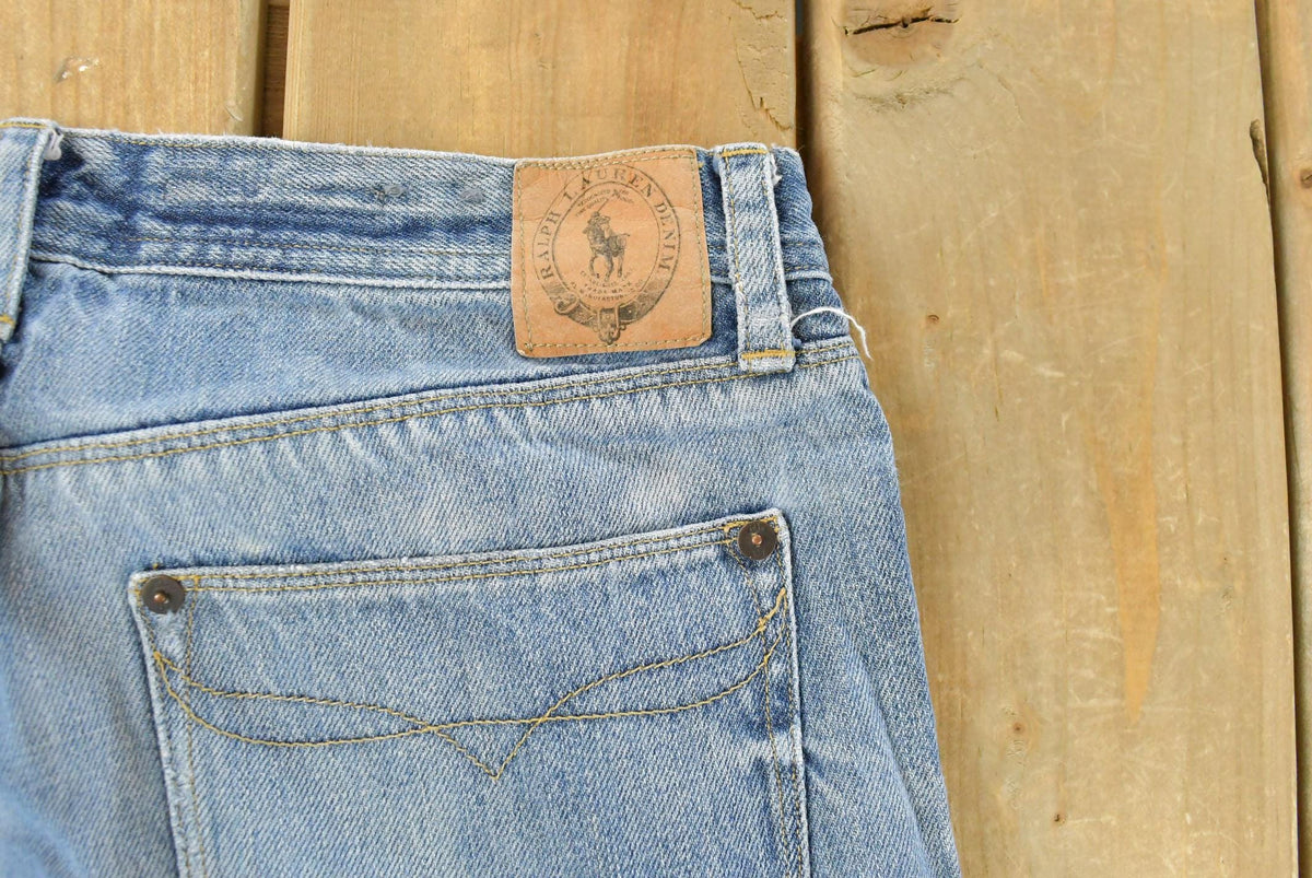 Vintage 2000s Ralph Lauren Polo Distressed Denim Jeans Men's 31 x 27 from propervintagecanada