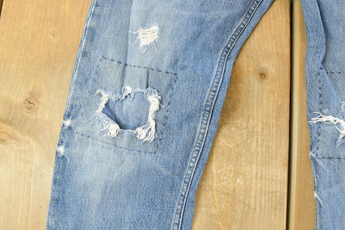 Vintage 2000s Ralph Lauren Polo Distressed Denim Jeans Men's 31 x 27 from propervintagecanada