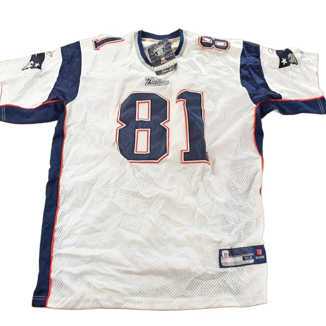 Vintage 2000s Randy Moss New England Patriots Reebok NFL On Field Stitched Jersey Men's XL / Vintage NFL / Football Jersey / With Tags from propervintagecanada