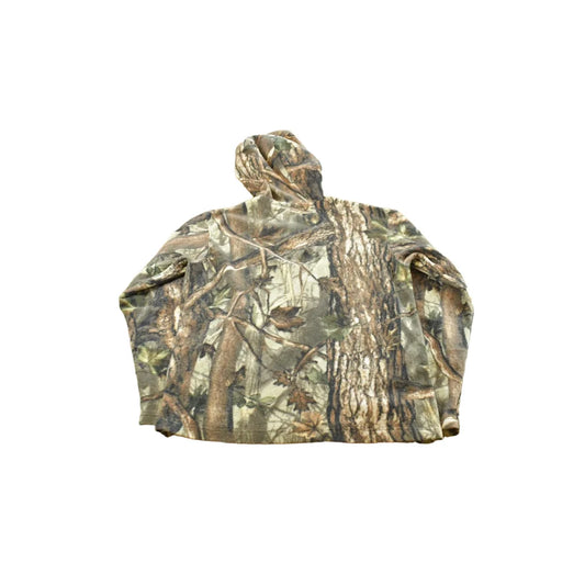 Vintage 2000s Realtree Camo Fleece Full Zip Hoodie Sweatshirt Men's S from propervintagecanada