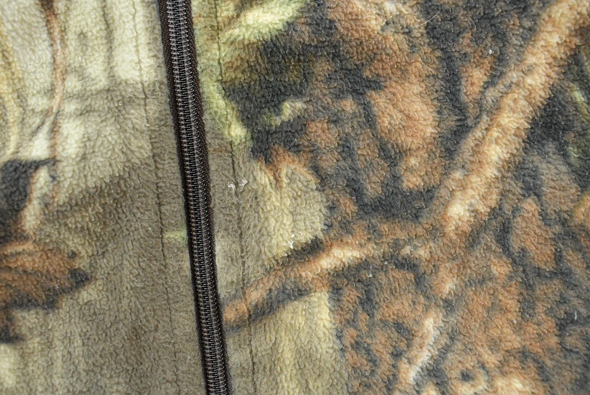 Vintage 2000s Realtree Camo Fleece Full Zip Hoodie Sweatshirt Men's S from propervintagecanada