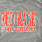 Vintage 2000s Red Rage Football Collegiate Crewneck Sweatshirt Men's Small from propervintagecanada