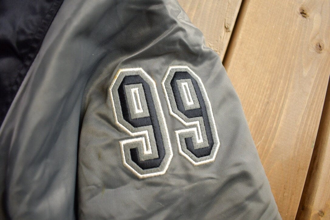 Vintage 2000s Rocawear Embroidered Zip Up Satin Jacket Men's 2XL from propervintagecanada