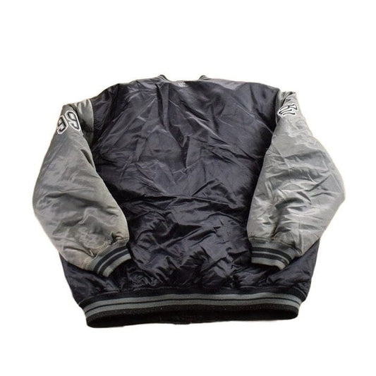 Vintage 2000s Rocawear Embroidered Zip Up Satin Jacket Men's 2XL from propervintagecanada