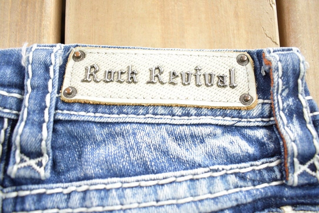 Vintage 2000s Rock Revival Skinny Jeans Women's 24 x 32 from propervintagecanada