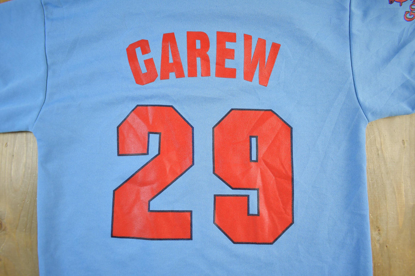 Vintage 2000s Rod Carew Minnesota Twins Baseball Jersey Youth XL from propervintagecanada
