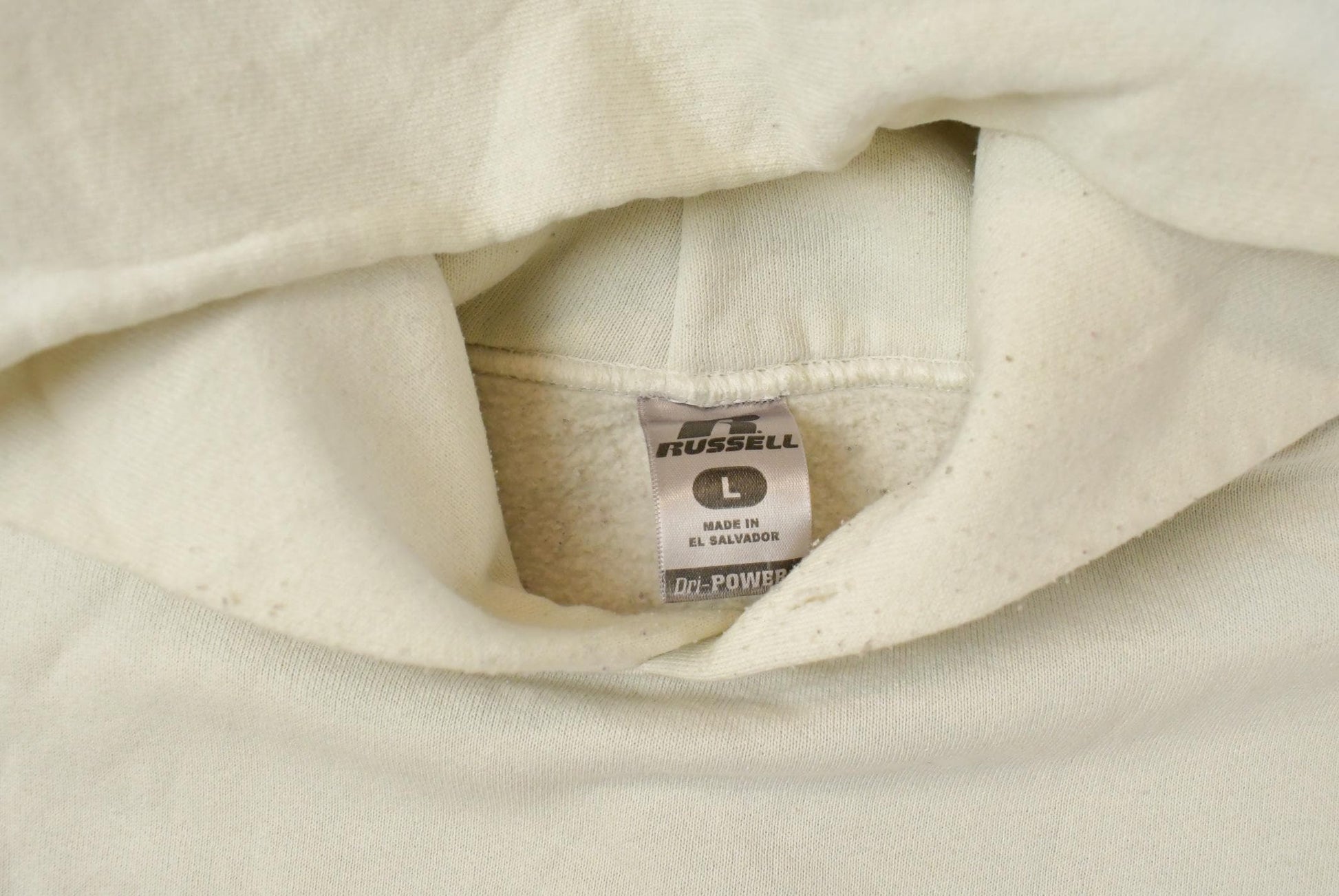 Vintage 2000s Russell Athletics Blank Hoodie Sweatshirt Men's Large from propervintagecanada