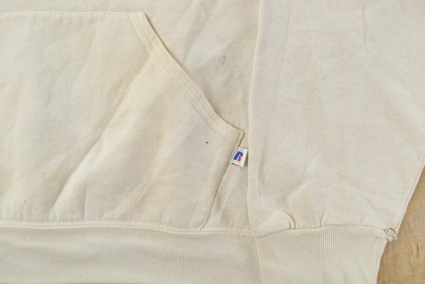 Vintage 2000s Russell Athletics Blank Hoodie Sweatshirt Men's Large from propervintagecanada