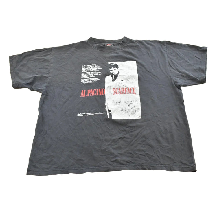 Vintage 2000s Scarface Movie Poster Graphic T Shirt Mens XL from propervintagecanada