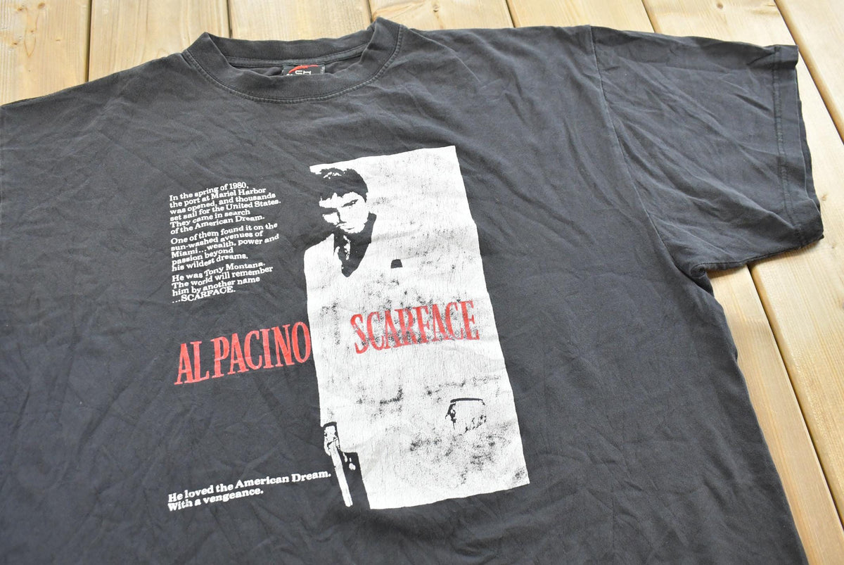 Vintage 2000s Scarface Movie Poster Graphic T Shirt Mens XL from propervintagecanada
