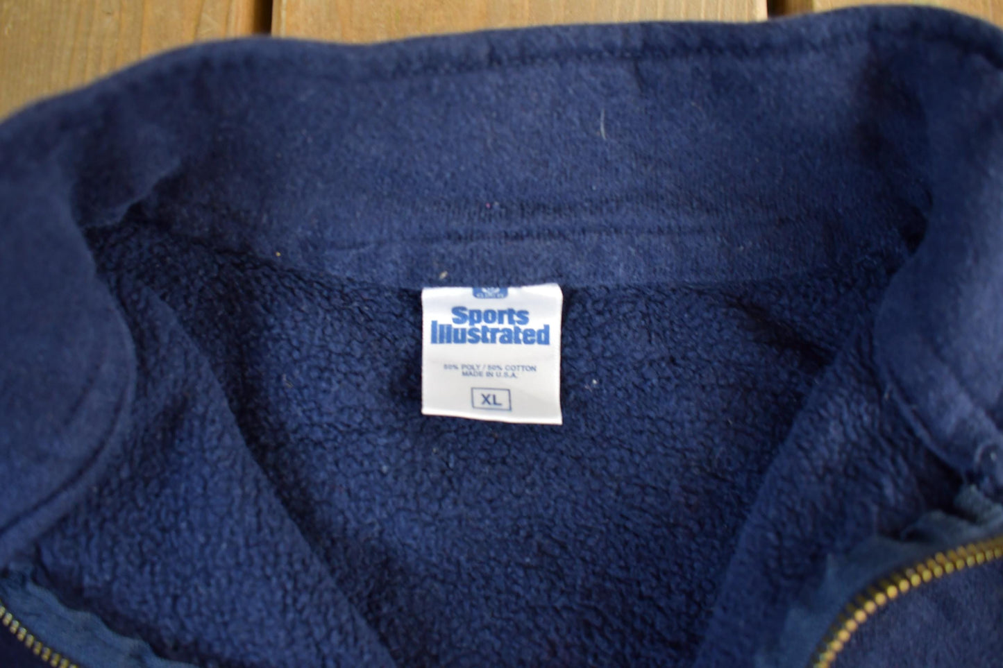 Vintage 2000s Sports Illustrated Quarter Zip Sweatshirt Men's XL from propervintagecanada