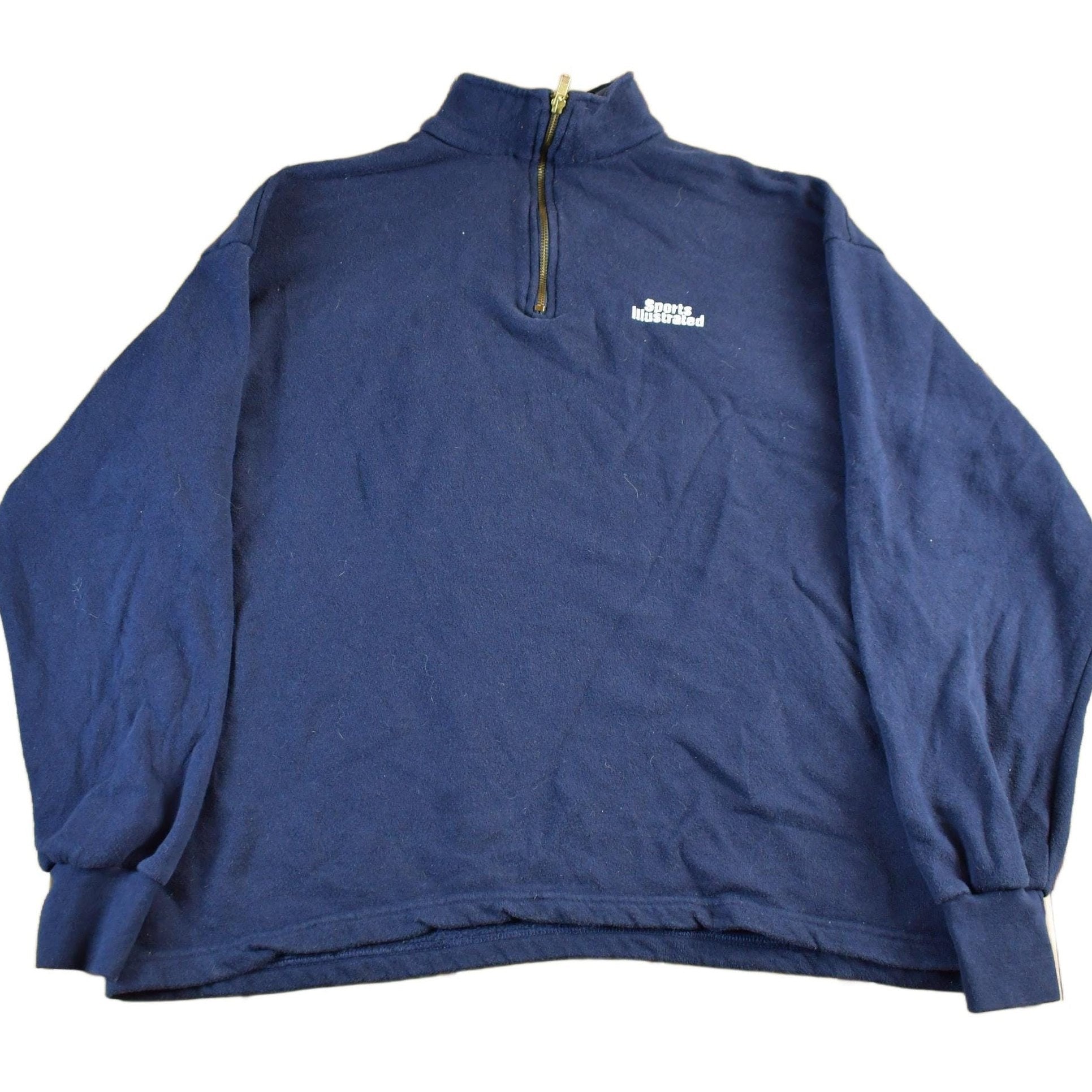 Vintage 2000s Sports Illustrated Quarter Zip Sweatshirt Men's XL from propervintagecanada