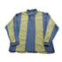Vintage 2000s Striped Button Up Long Sleeve Collared Rugby Shirt Men&