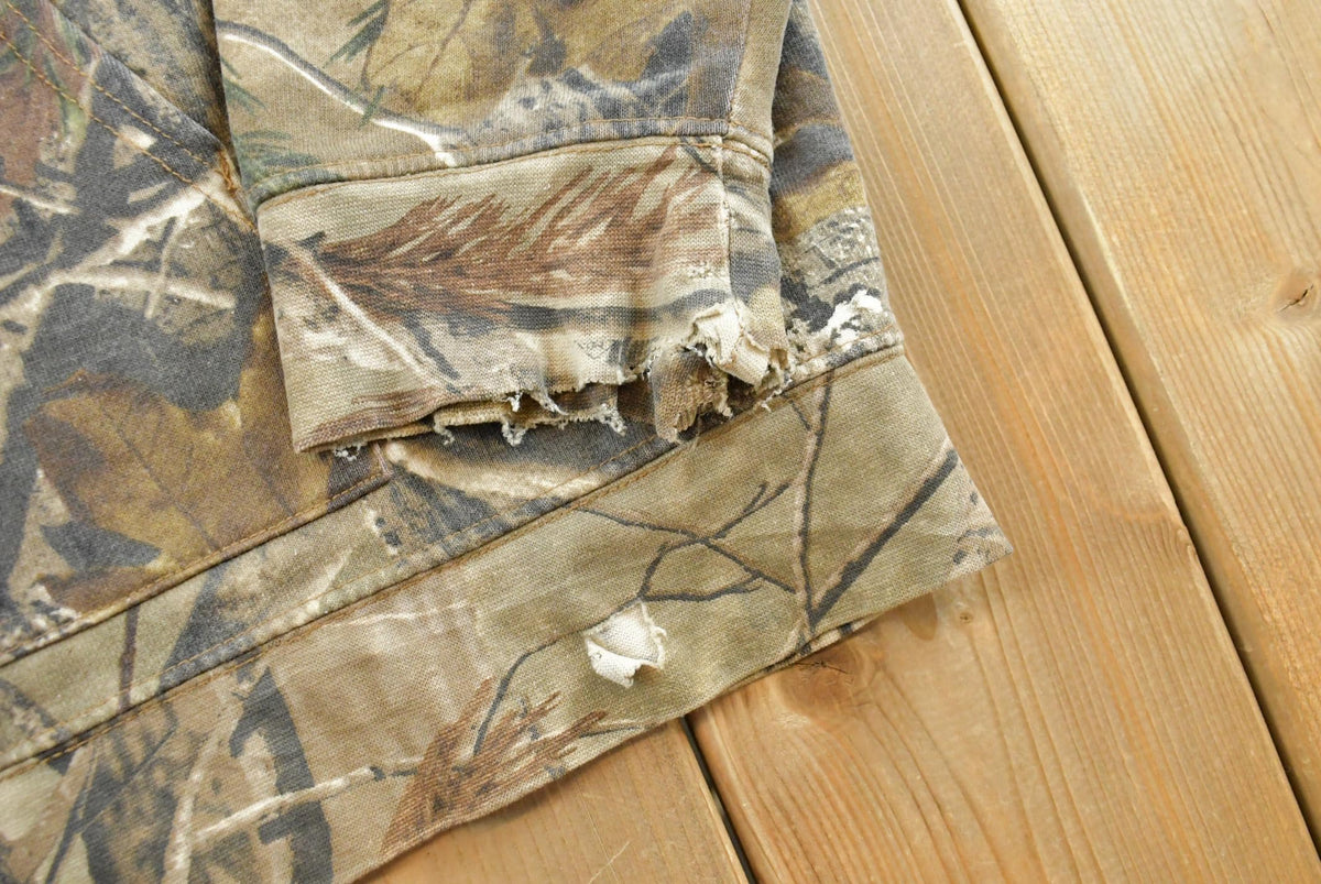 Vintage 2000s Team Realtree Camo Full Zip Hoodie Sweatshirt Men's XL from propervintagecanada