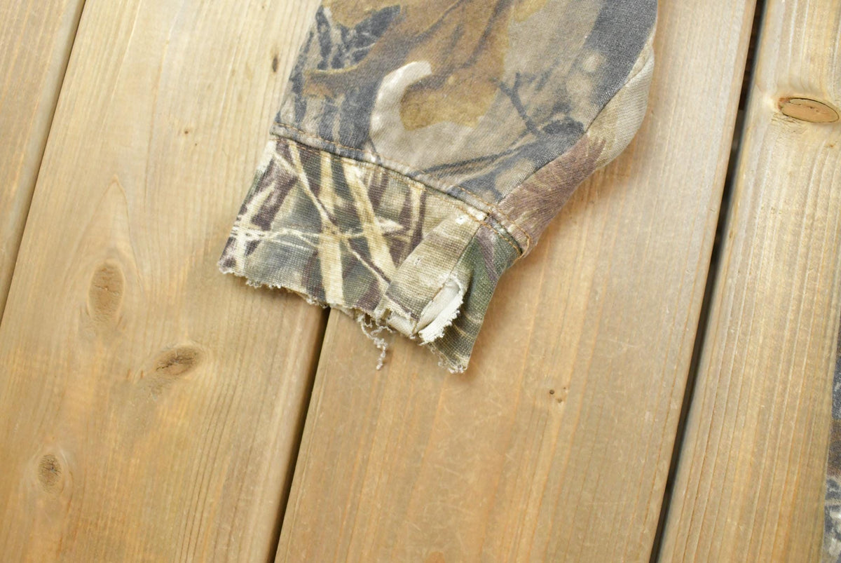 Vintage 2000s Team Realtree Camo Full Zip Hoodie Sweatshirt Men's XL from propervintagecanada