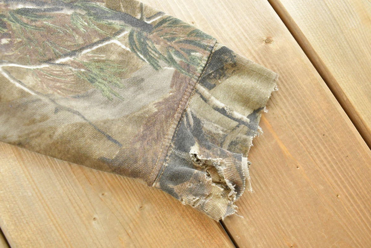 Vintage 2000s Team Realtree Camo Full Zip Hoodie Sweatshirt Men's XL from propervintagecanada