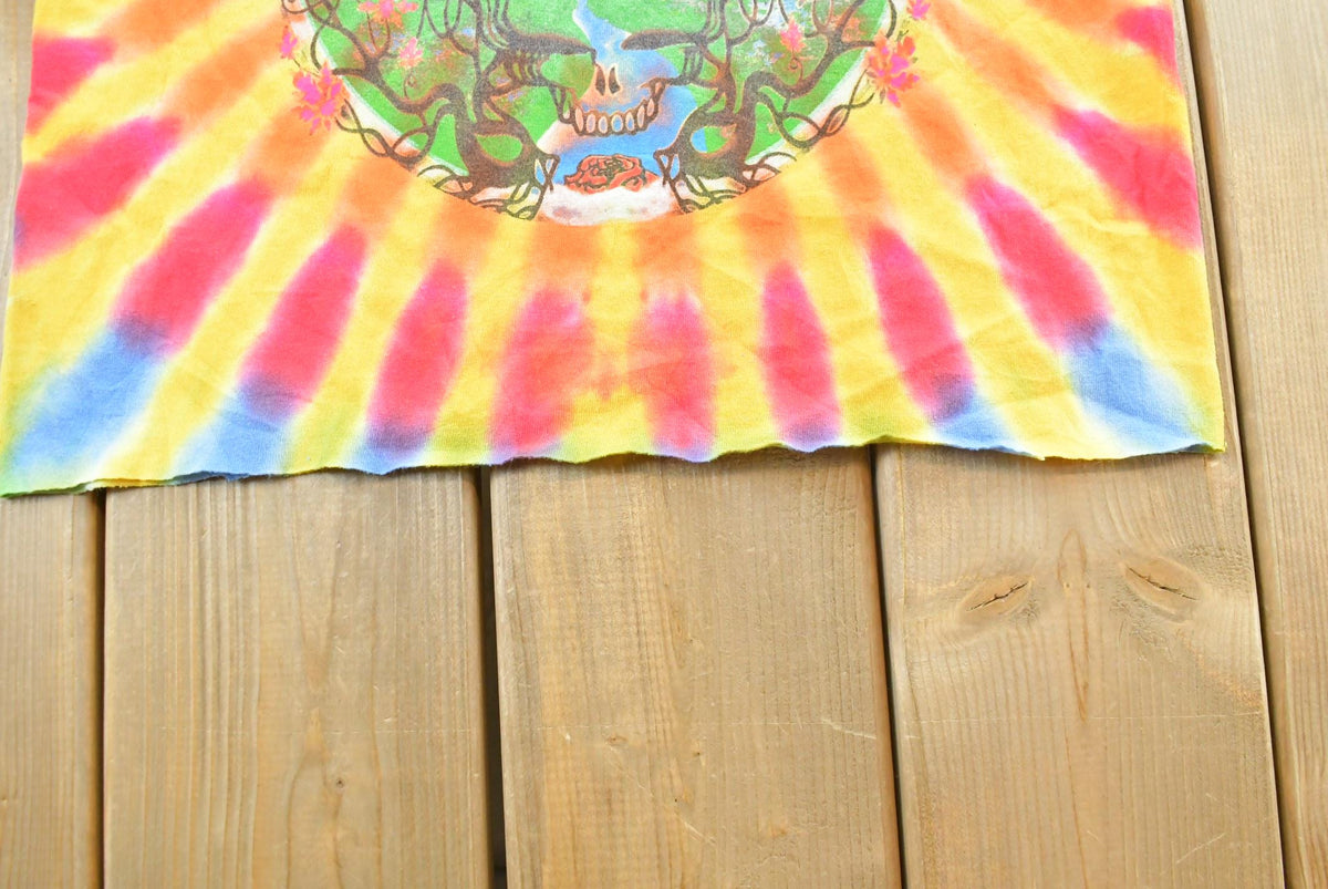 Vintage 2000s The Grateful Dead Sunrise Tie Dye Cropped T-Shirt Men's S from propervintagecanada