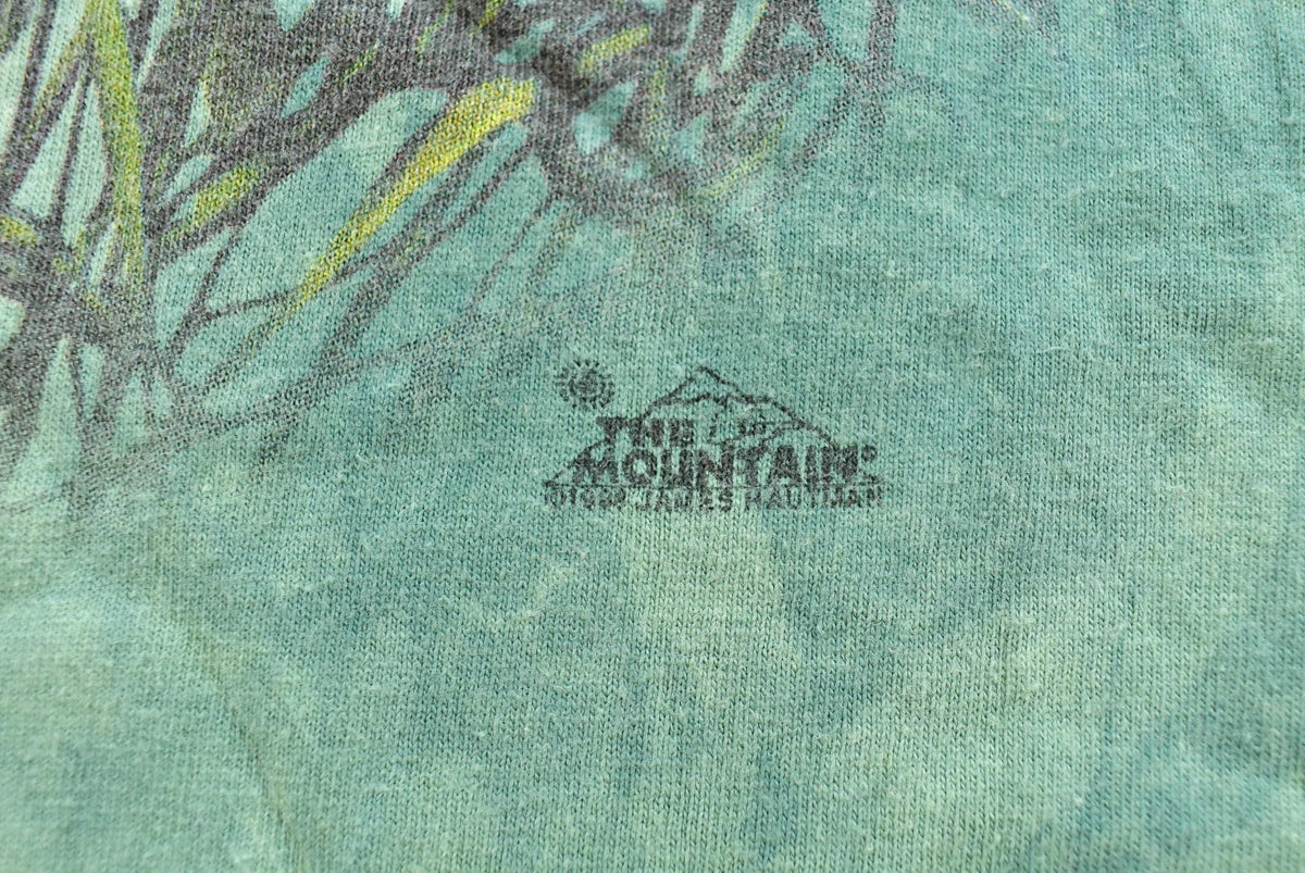 Vintage 2000s The Mountain Hummingbird Garden Tie Dye T-Shirt Men's XL from propervintagecanada