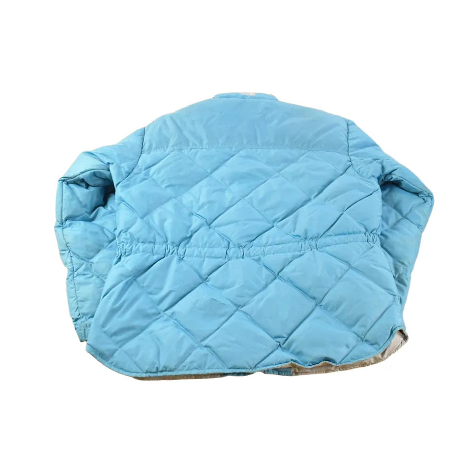 Vintage 2000s The North Face Blue Puffer Jacket Women's L / Goose Down Fill / Bubble Coat / Y2K Streetwear from propervintagecanada