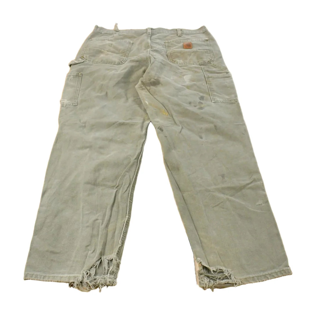 Vintage 2000s Thrashed Carhartt Carpenter Pants Men's 35 x 31 from propervintagecanada