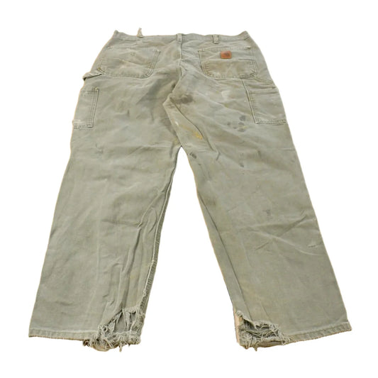 Vintage 2000s Thrashed Carhartt Carpenter Pants Men's 35 x 31 from propervintagecanada