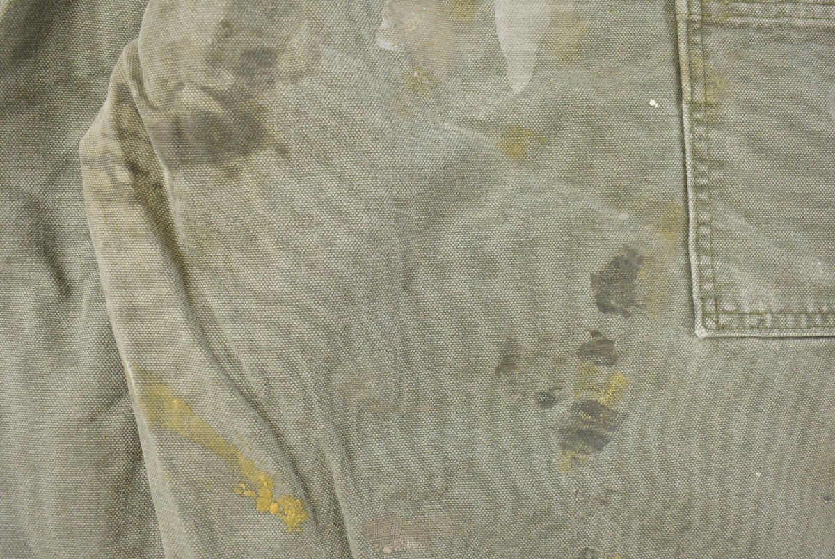 Vintage 2000s Thrashed Carhartt Carpenter Pants Men's 35 x 31 from propervintagecanada