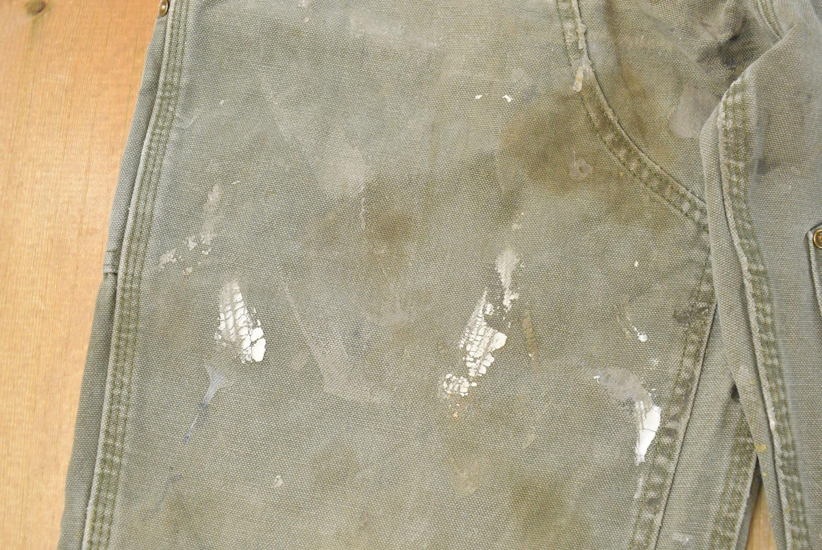 Vintage 2000s Thrashed Carhartt Carpenter Pants Men's 35 x 31 from propervintagecanada