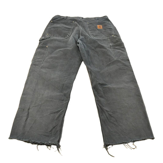 Vintage 2000s Thrashed Carhartt Double Knee Work Pants Men's 31 x 28 from propervintagecanada