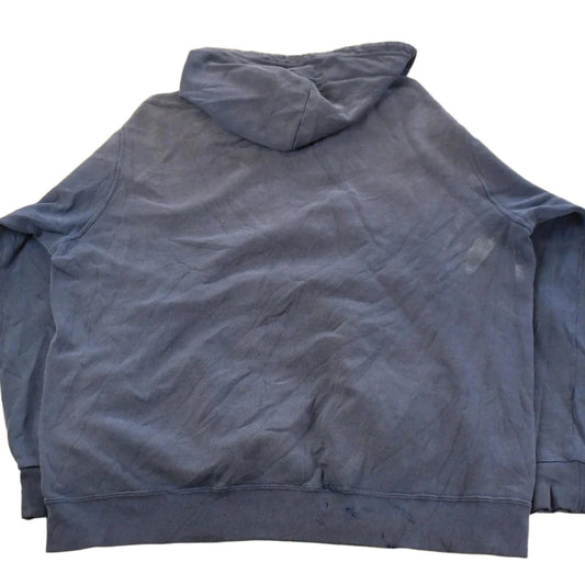 Vintage 2000s Thrashed Nike Embroidered Mini Middle Swoosh Hoodie Men's L from propervintagecanada