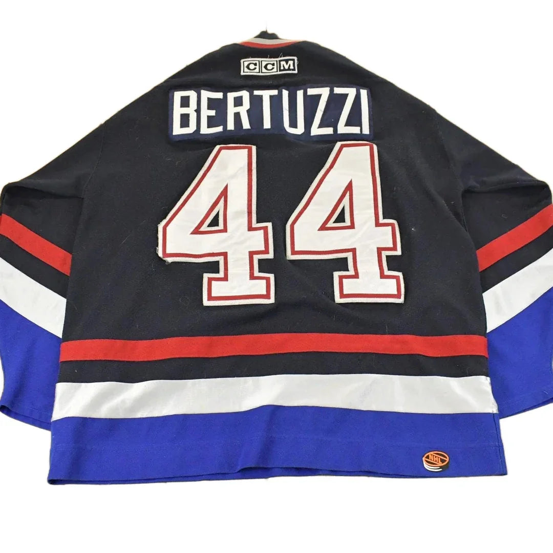 Vintage 2000s Todd Bertuzzi Vancouver Canucks NHL CCM Hockey Jersey Men's XL from propervintagecanada