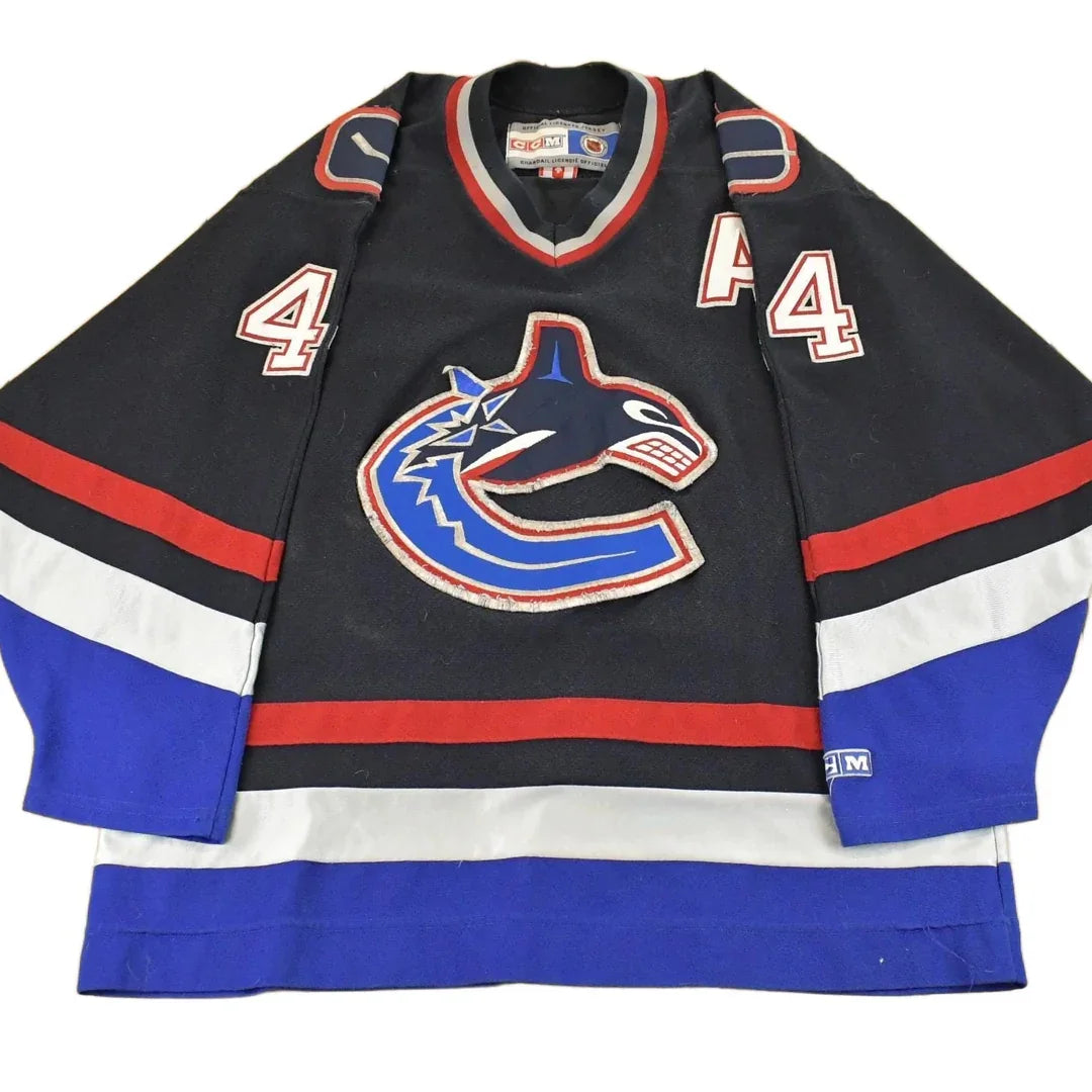 Vintage 2000s Todd Bertuzzi Vancouver Canucks NHL CCM Hockey Jersey Men's XL from propervintagecanada