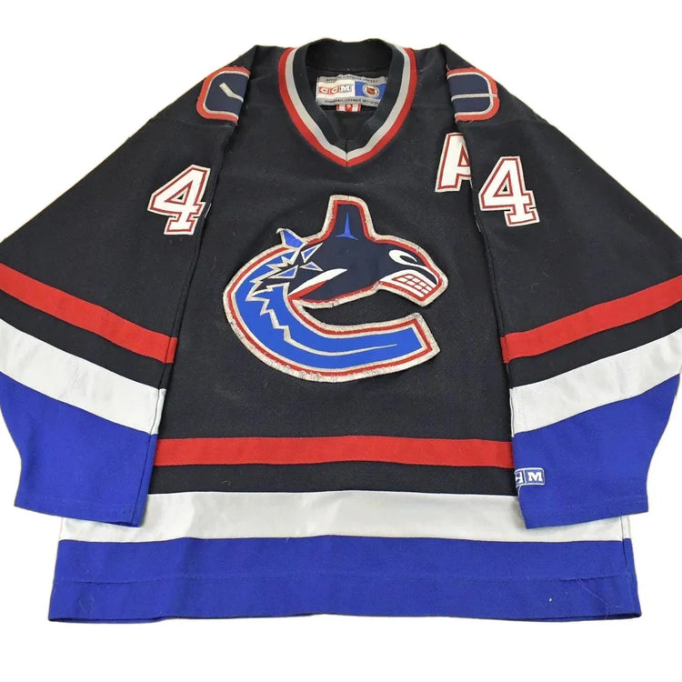 Vintage 2000s Todd Bertuzzi Vancouver Canucks NHL CCM Hockey Jersey Men's XL from propervintagecanada