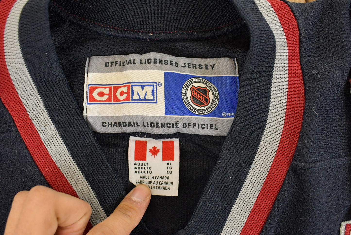 Vintage 2000s Todd Bertuzzi Vancouver Canucks NHL CCM Hockey Jersey Men's XL from propervintagecanada