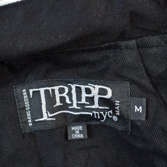 Vintage 2000s Tripp NYC Gothic Admiral Style Zipper Jacket Men's Medium from propervintagecanada