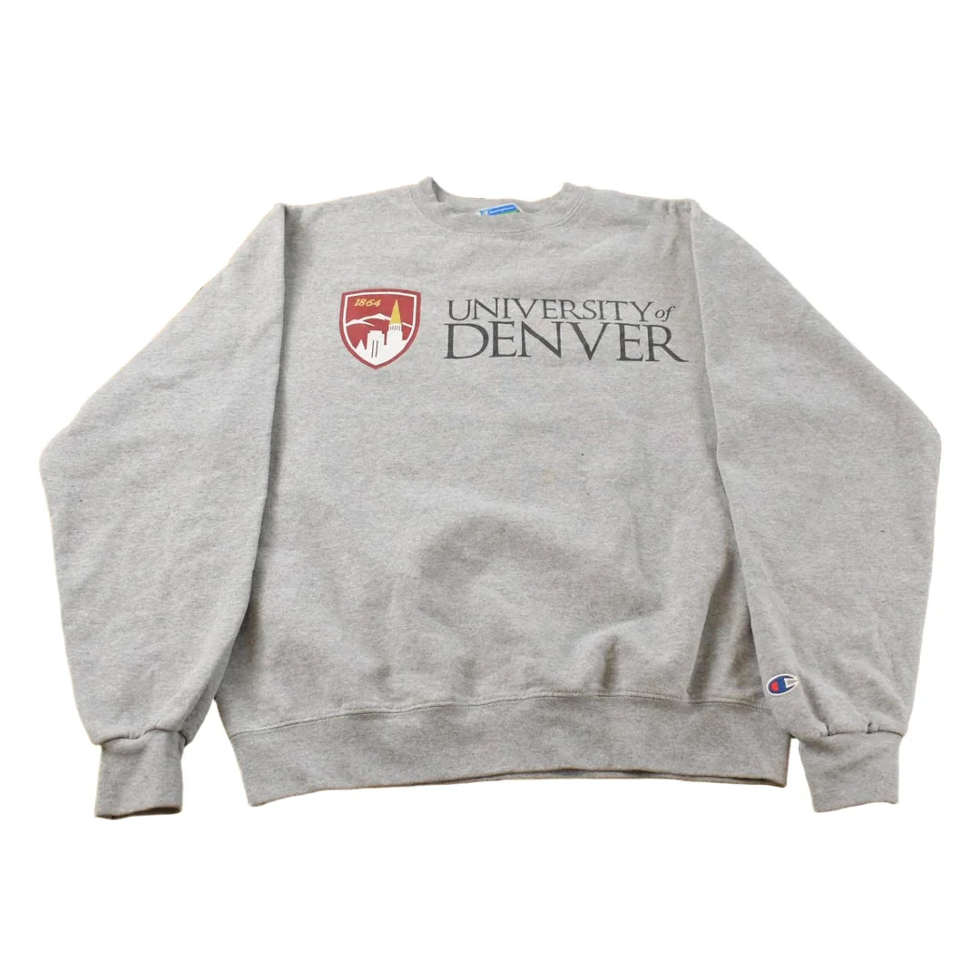 Vintage 2000s University of Denver Champion Crewneck Sweatshirt Men's M from propervintagecanada