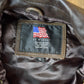 Vintage 2000s US Wings A.C. Contract Leather Flight Jacket Men's Small from propervintagecanada