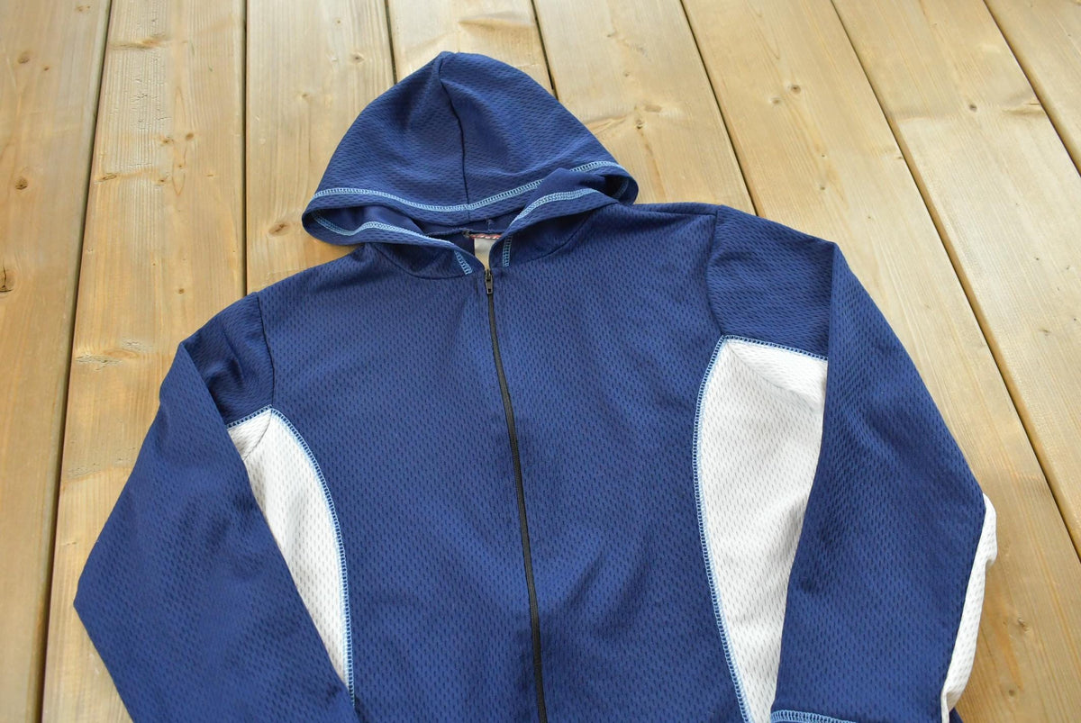 Vintage 2000s Vision Athletic Full Zip Hoodie Sweatshirt Youth L from propervintagecanada