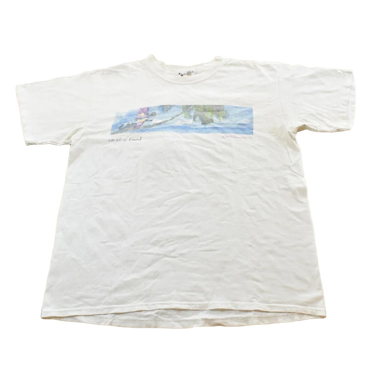 Vintage 2000s Walt Disney World Just Chillin Beach Promo T-Shirt Men's L from propervintagecanada