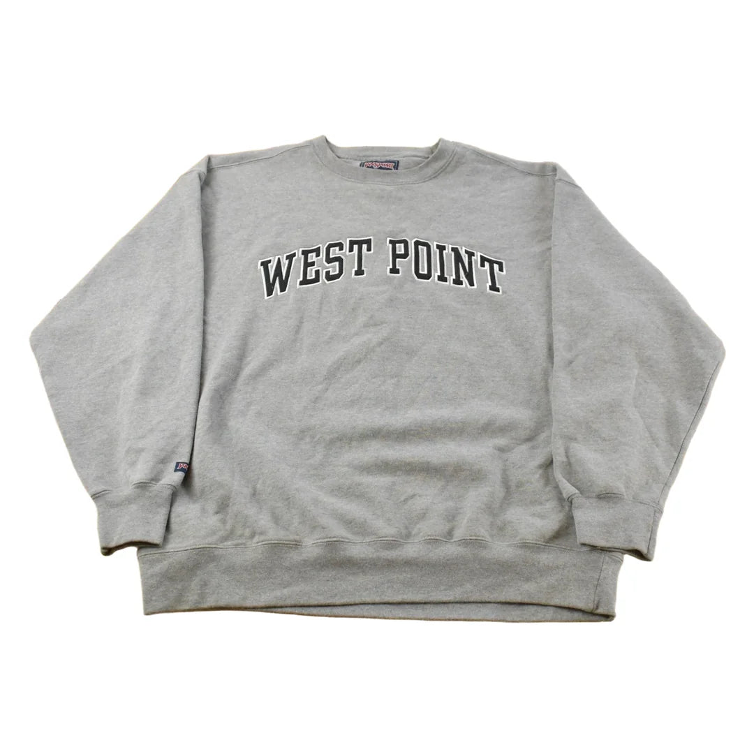 Vintage 2000s West Point Collegiate Crewneck Sweatshirt Men's XL from propervintagecanada