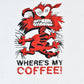 Vintage 2000s Where's My Coffee! Single Stitch Cartoon Cat Graphic T-Shirt Men's Small from propervintagecanada