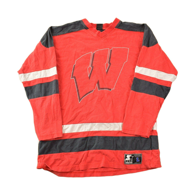 Vintage 2000s Wisconsin Badgers Starter College Football Jersey Men's Large from propervintagecanada