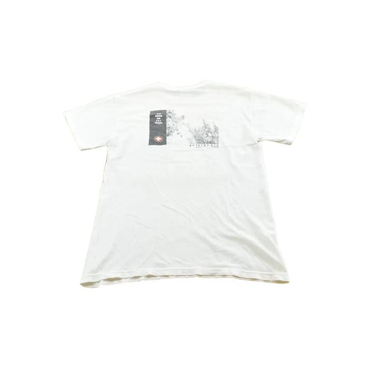 Vintage 2000s Woodstock Vermont Ski Good or Eat Wood T-Shirt Men's S from propervintagecanada