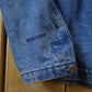 Vintage 2000s Woolrich Fleece Lined Denim Trucker Jacket Women's M from propervintagecanada