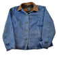 Vintage 2000s Woolrich Fleece Lined Denim Trucker Jacket Women's M from propervintagecanada