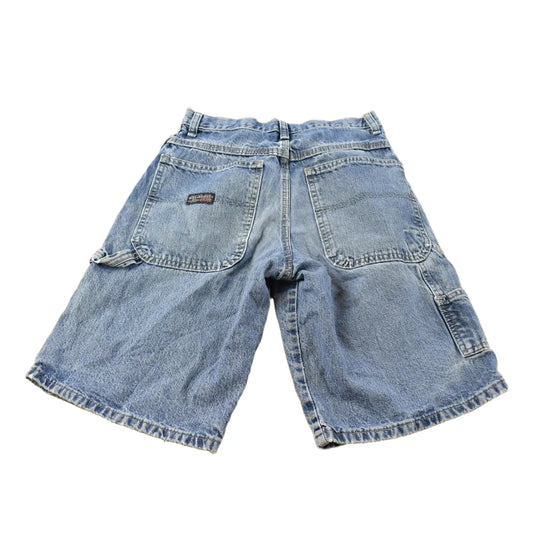 Vintage 2000s Wrangler Carpenter Denim Jean Shorts Youth 26 from propervintagecanada