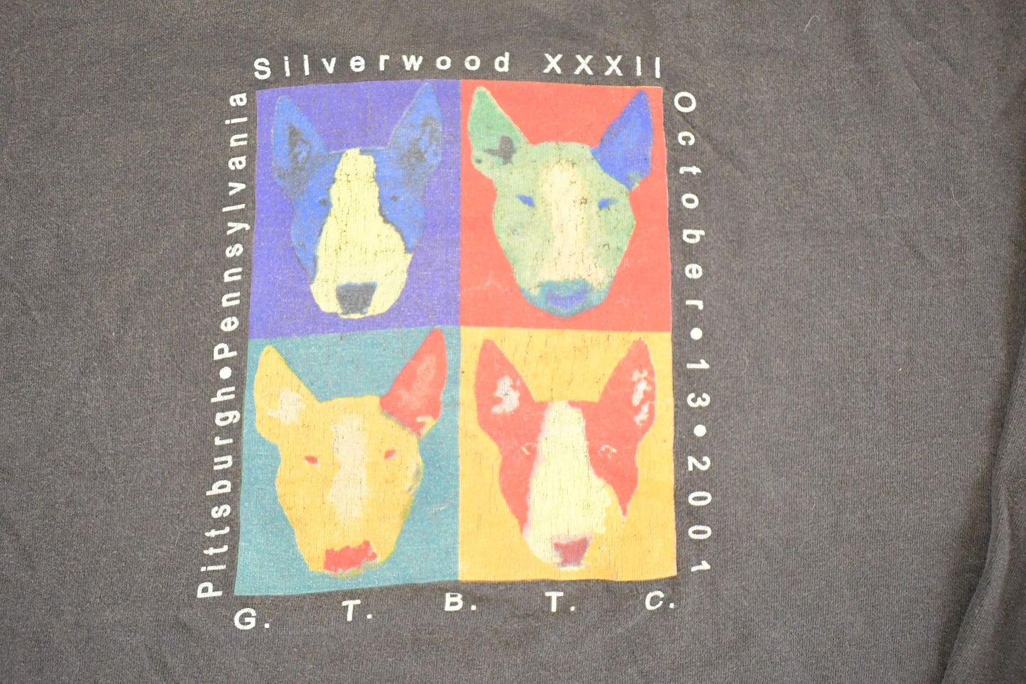 Vintage 2001 Bull Terrier Pittsburgh Long Sleeve T-Shirt, Men's M from propervintagecanada