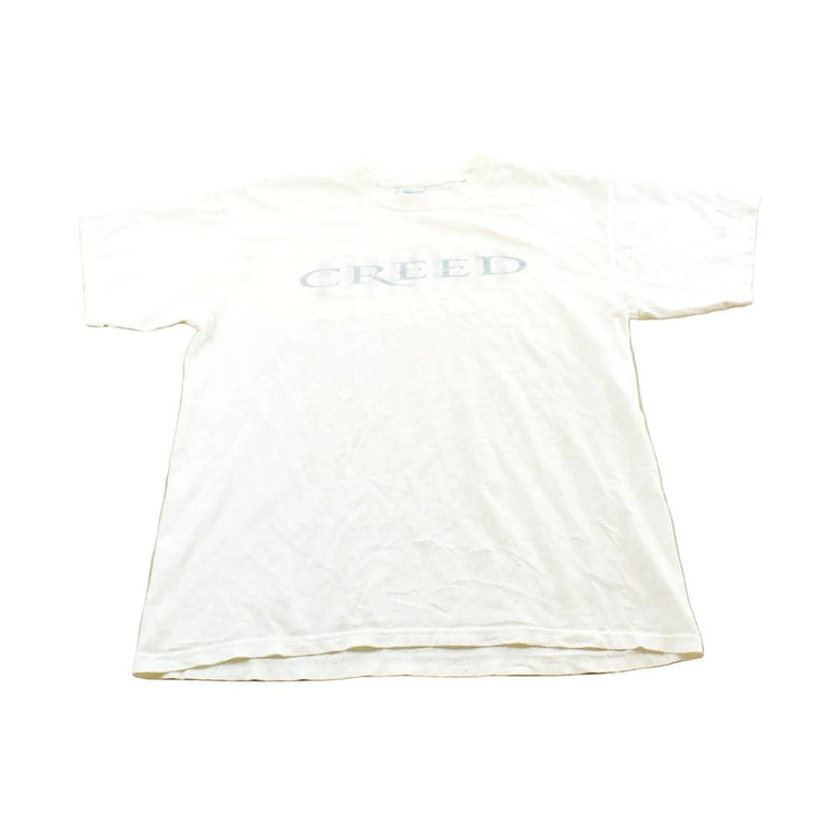 Vintage 2001 Creed Weathered Tour Rock Band T-Shirt Men's L from propervintagecanada