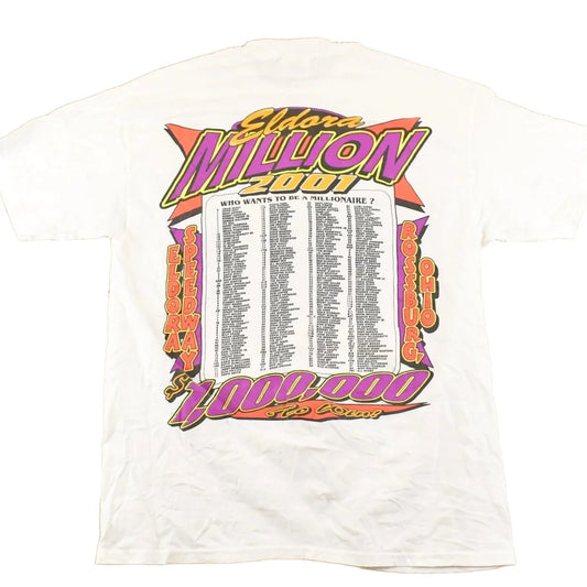 Vintage 2001 Eldora Speedway Million Souvenir Racing T-Shirt Men's L from propervintagecanada