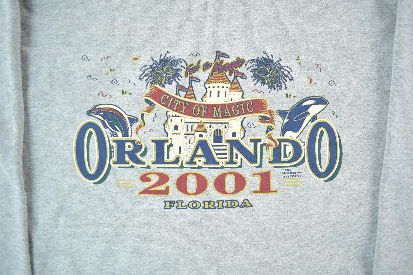 Vintage 2001 Florida Orlando Crewneck Sweatshirt Men's Large from propervintagecanada