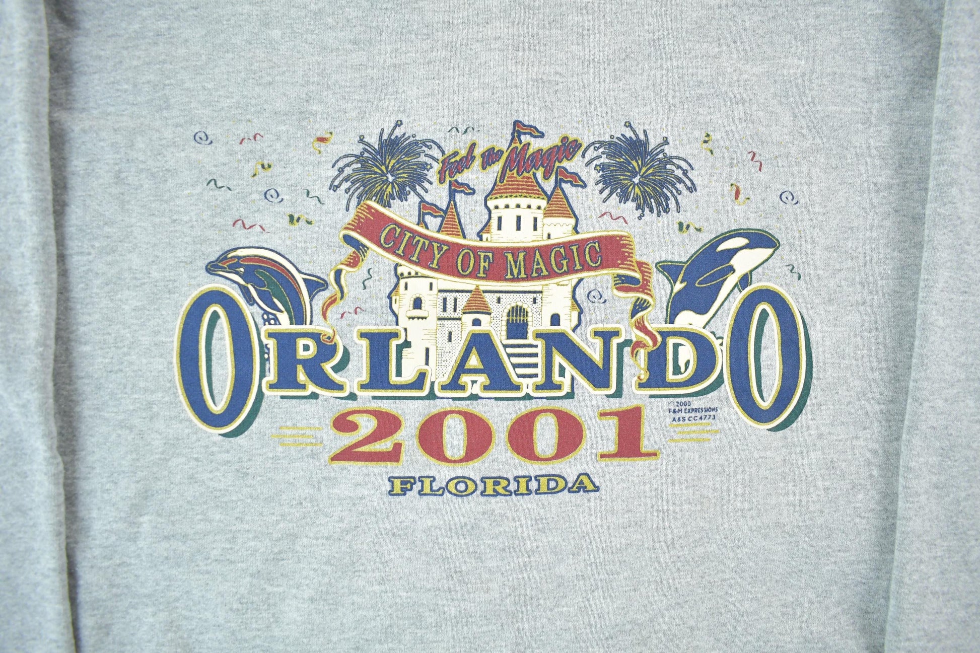Vintage 2001 Florida Orlando Crewneck Sweatshirt Men's Large from propervintagecanada